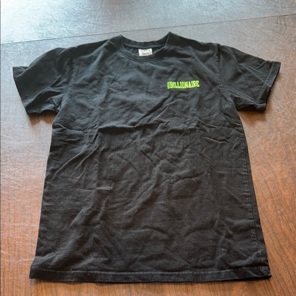 Billionaire Boys Club Black T-Shirt with Green Logo Men’s Small